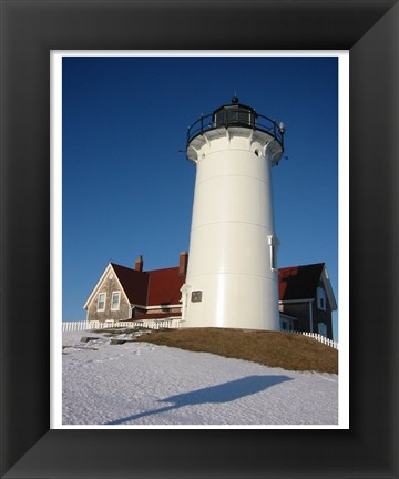 Framed Nobska Lighthouse Cape Cod Print