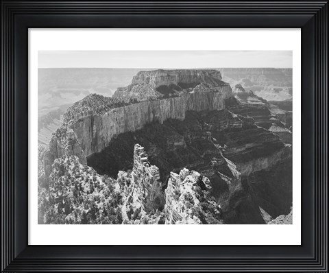 Framed Close-in view of curved cliff, Grand Canyon National Park, Arizona Print