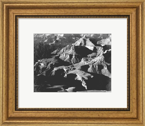 Framed Grand Canyon close in panorama Print