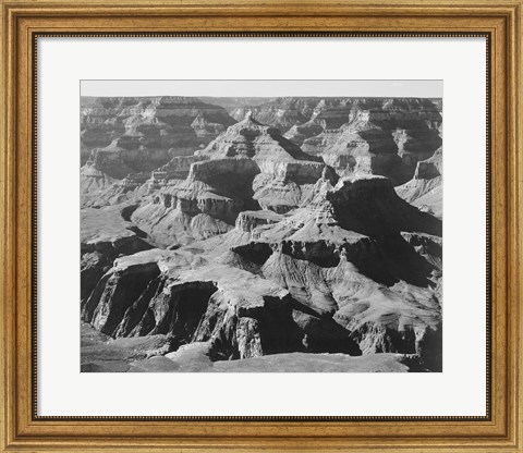 Framed View of rock formations, Grand Canyon National Park,  Arizona, 1933 Print