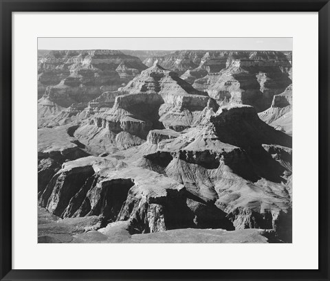 Framed View of rock formations, Grand Canyon National Park,  Arizona, 1933 Print