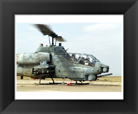 Framed AH-1A Cobra Print