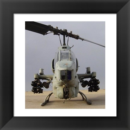 Framed AH-1 Cobra Print