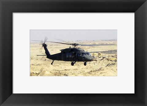 Framed Blackhawk Print