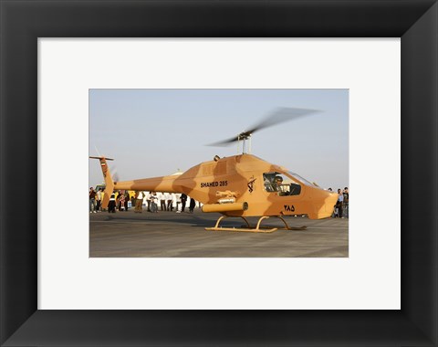 Framed Iranian Revolutionary Guard Air Force Shahed 285 Sharifi Print