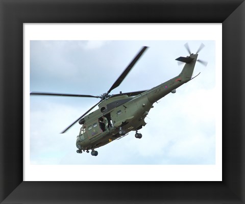 Framed RAF Westland SA-330E Puma HC1 Print