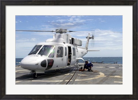 Framed Royal Thai Navy Sikorksy S-76B Print