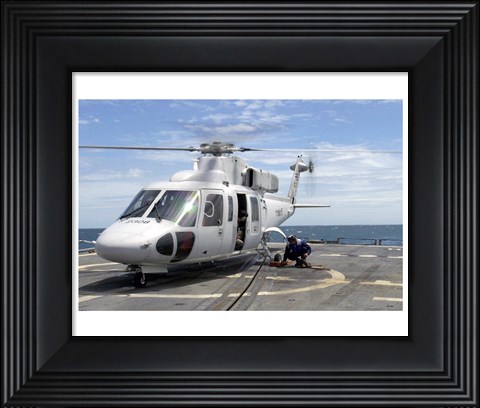 Framed Royal Thai Navy Sikorksy S-76B Print
