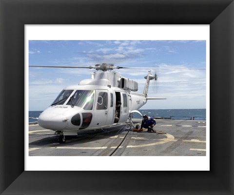 Framed Royal Thai Navy Sikorksy S-76B Print