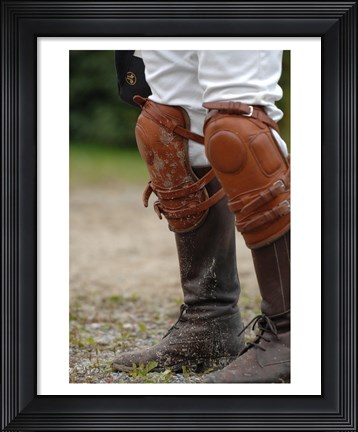 Framed Polo Kneepads Print