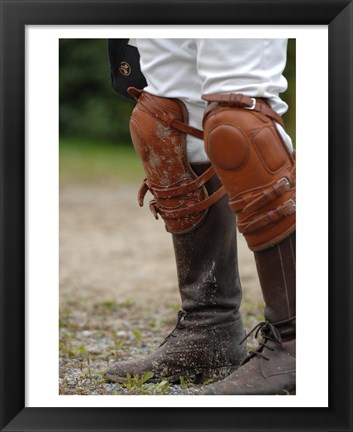 Framed Polo Kneepads Print