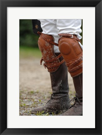 Framed Polo Kneepads Print