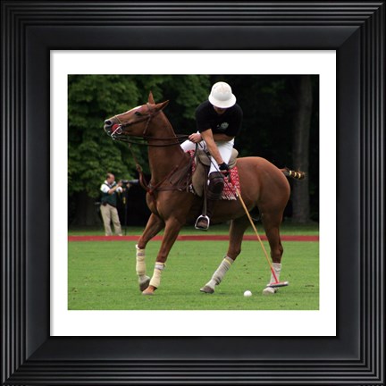 Framed Polosschlag Nearside forward Print