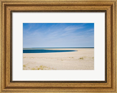 Framed USA, Massachusetts, Cape Cod, panoramic view of beach Print