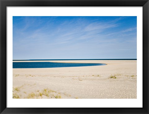 Framed USA, Massachusetts, Cape Cod, panoramic view of beach Print