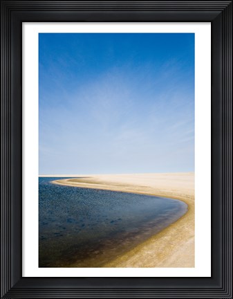 Framed High angle view of a coastline, Cape Cod, Massachusetts, USA Print