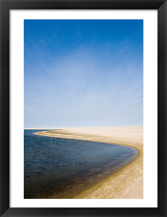 Framed High angle view of a coastline, Cape Cod, Massachusetts, USA Print