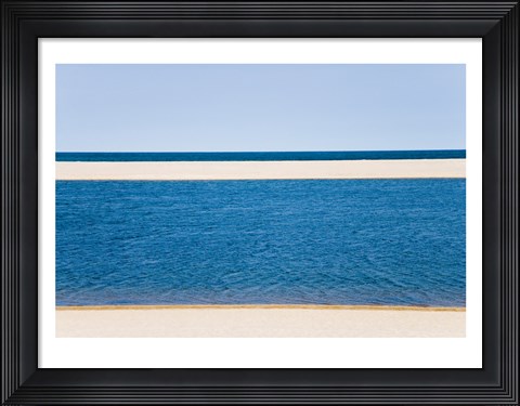 Framed Panoramic view of the sea, Cape Cod, Massachusetts, USA Print