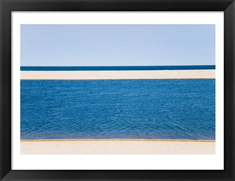 Framed Panoramic view of the sea, Cape Cod, Massachusetts, USA Print
