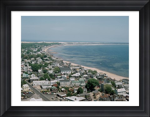 Framed USA, Massachusetts, Cape Cod, Provincetown, townscape Print