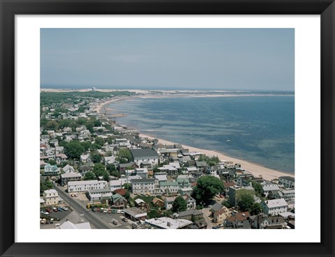 Framed USA, Massachusetts, Cape Cod, Provincetown, townscape Print