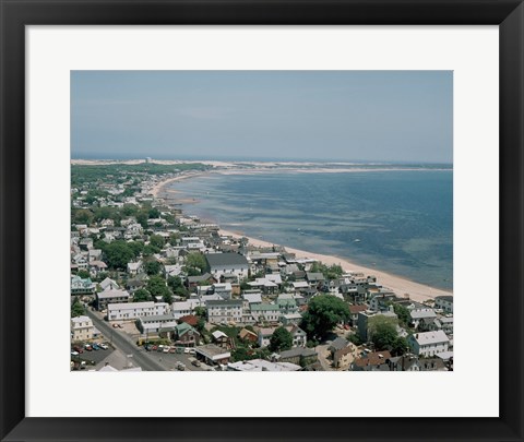 Framed USA, Massachusetts, Cape Cod, Provincetown, townscape Print