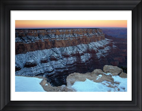 Framed South Rim Grand Canyon National Park Arizona USA Print