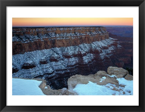 Framed South Rim Grand Canyon National Park Arizona USA Print
