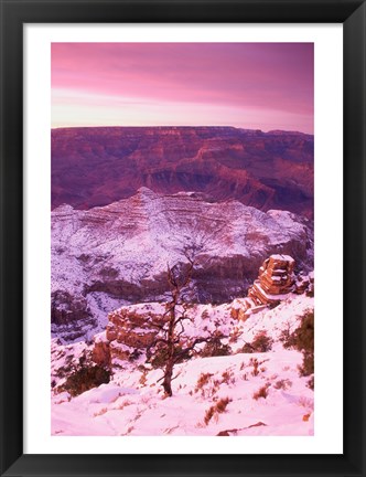 Framed South Rim Grand Canyon National Park Arizona USA Print