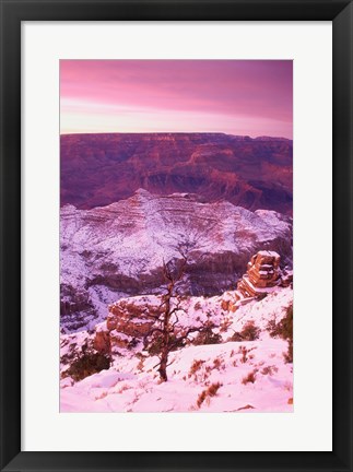 Framed South Rim Grand Canyon National Park Arizona USA Print