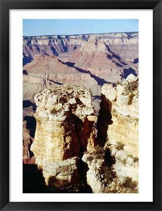 Framed Moran Point Stacks Grand Canyon National Park Arizona USA Print