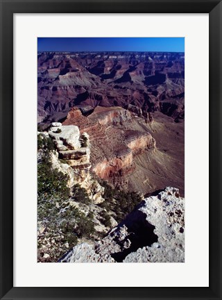 Framed Aerial View of the Grand Canyon National Park Print