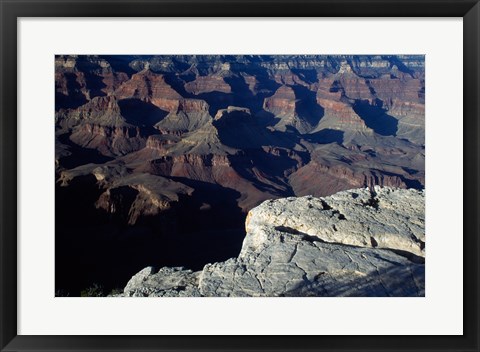 Framed Wide Angle View of the Grand Canyon National Park Print