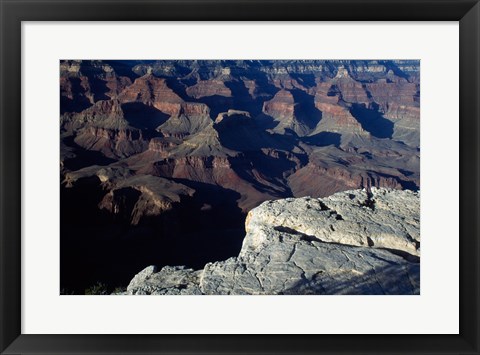 Framed Wide Angle View of the Grand Canyon National Park Print