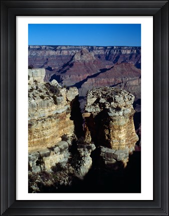 Framed Rock Formations at Grand Canyon National Park Print