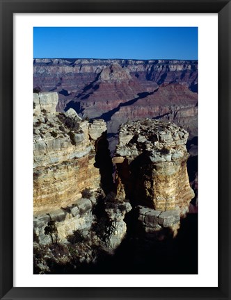 Framed Rock Formations at Grand Canyon National Park Print