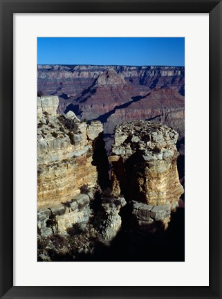 Framed Rock Formations at Grand Canyon National Park Print