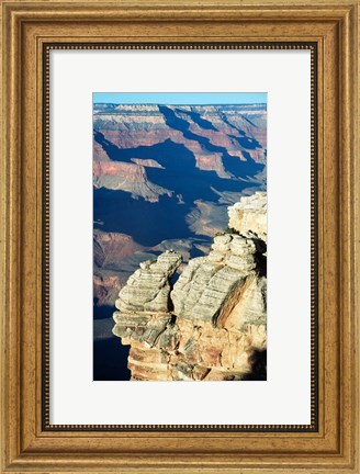 Framed Rock Close-Up at the Grand Canyon Print
