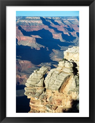 Framed Rock Close-Up at the Grand Canyon Print