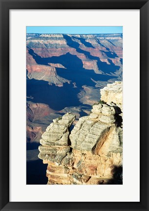 Framed Rock Close-Up at the Grand Canyon Print