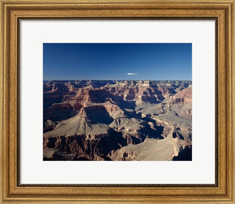 Framed High angle view of a canyon, South Rim, Grand Canyon, Grand Canyon National Park, Arizona, USA Print