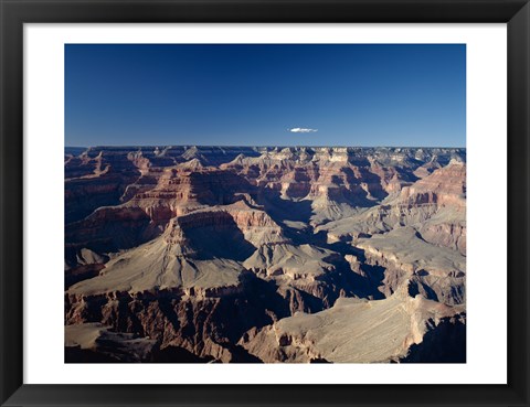 Framed High angle view of a canyon, South Rim, Grand Canyon, Grand Canyon National Park, Arizona, USA Print