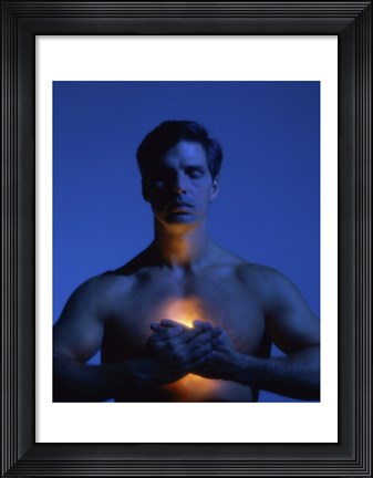 Framed Heart Chakra Print
