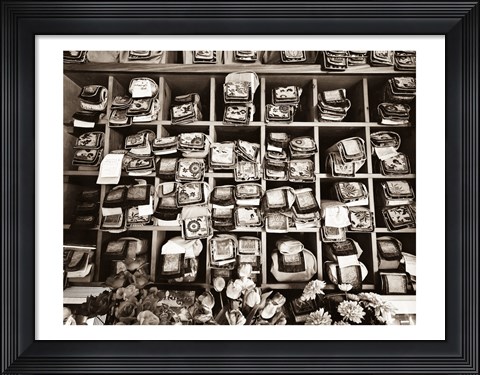 Framed Tibetan Buddhist Teachings Print