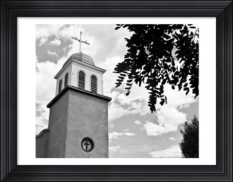 Framed Church of Los Cerrillos Print