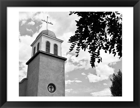 Framed Church of Los Cerrillos Print