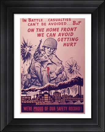 Framed We Can Avoid Getting Hurt Print