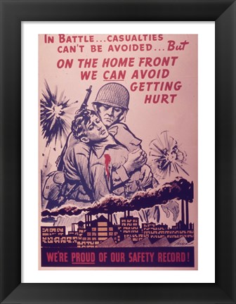 Framed We Can Avoid Getting Hurt Print