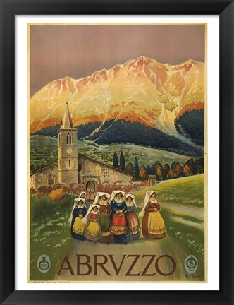 Framed Abruzzo Print