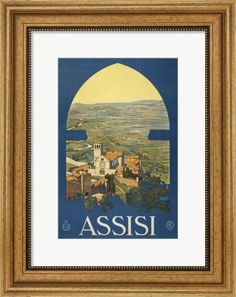 Framed Assisi Print